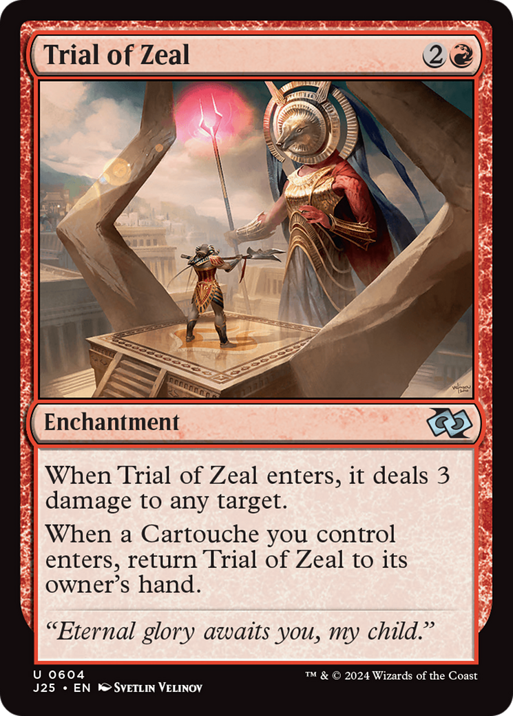 Trial of Zeal [Foundations Jumpstart] | Exor Games Bridgewater