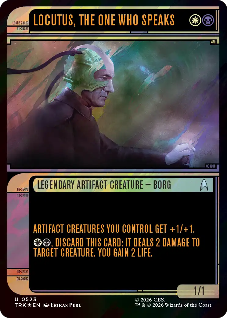 Locutus, the One Who Speaks (Showcase) (Surge Foil) [Star Trek] | Exor Games Bridgewater