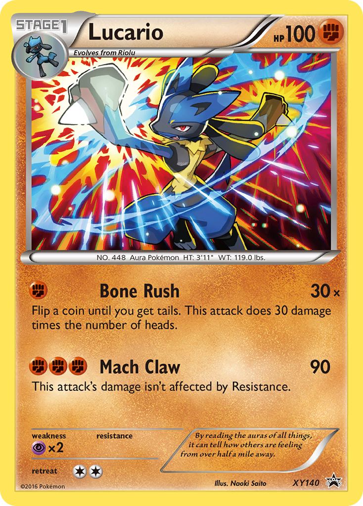 Lucario (XY140) [XY: Black Star Promos] | Exor Games Bridgewater