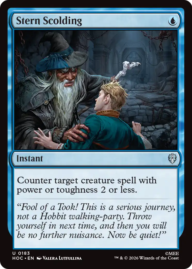 Stern Scolding [The Hobbit: Eternal-Legal] | Exor Games Bridgewater