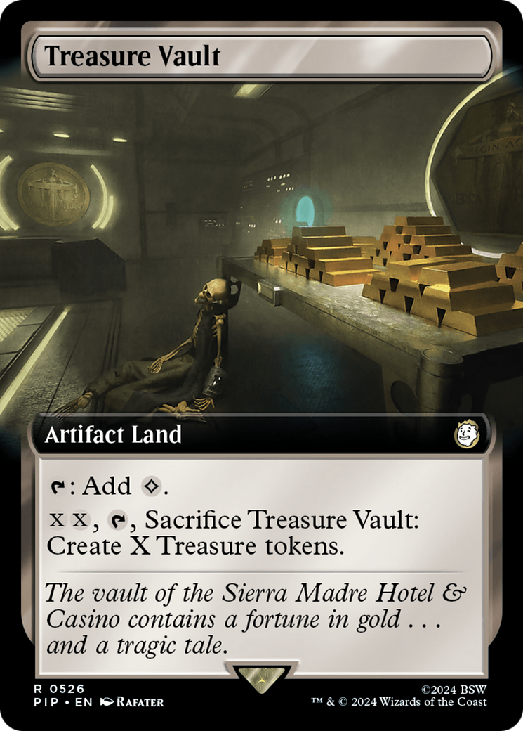 Treasure Vault (Extended Art) [Fallout] | Exor Games Bridgewater