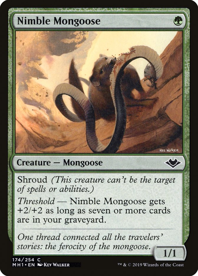 Nimble Mongoose [Modern Horizons] | Exor Games Bridgewater