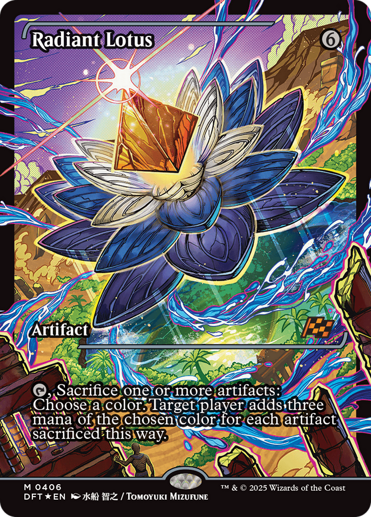 Radiant Lotus (Showcase) [Aetherdrift] | Exor Games Bridgewater