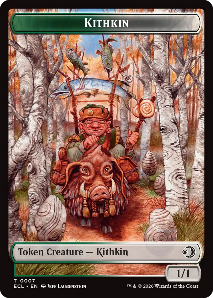 Elf // Kithkin (0007) Double-Sided Token [Lorwyn Eclipsed Tokens] | Exor Games Bridgewater