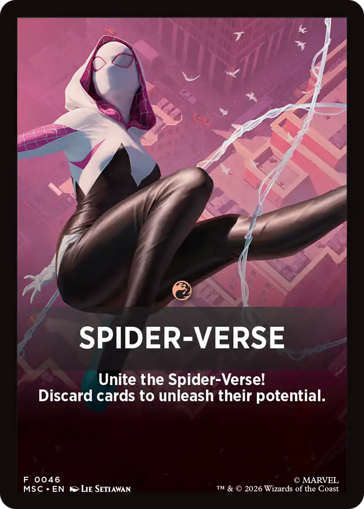 Spider-Verse Theme Card [Marvel Super Heroes Commander] | Exor Games Bridgewater