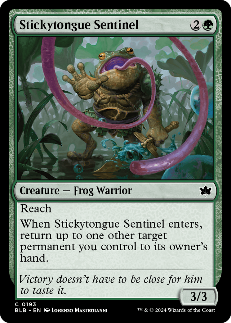 Stickytongue Sentinel [Bloomburrow] | Exor Games Bridgewater