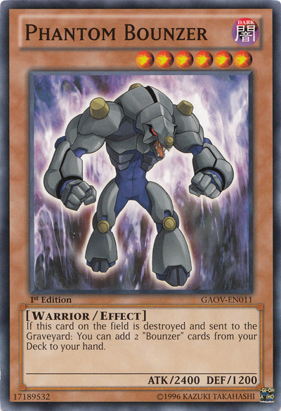 Phantom Bounzer [GAOV-EN011] Common | Exor Games Bridgewater