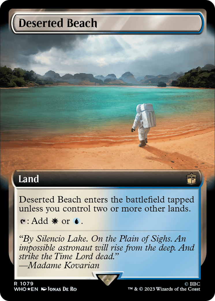 Deserted Beach (Extended Art) (Surge Foil) [Doctor Who] | Exor Games Bridgewater