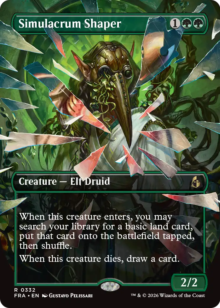 Simulacrum Shaper (Borderless) [Reality Fracture] | Exor Games Bridgewater