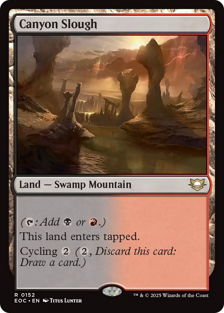 Canyon Slough [Edge of Eternities Commander] | Exor Games Bridgewater