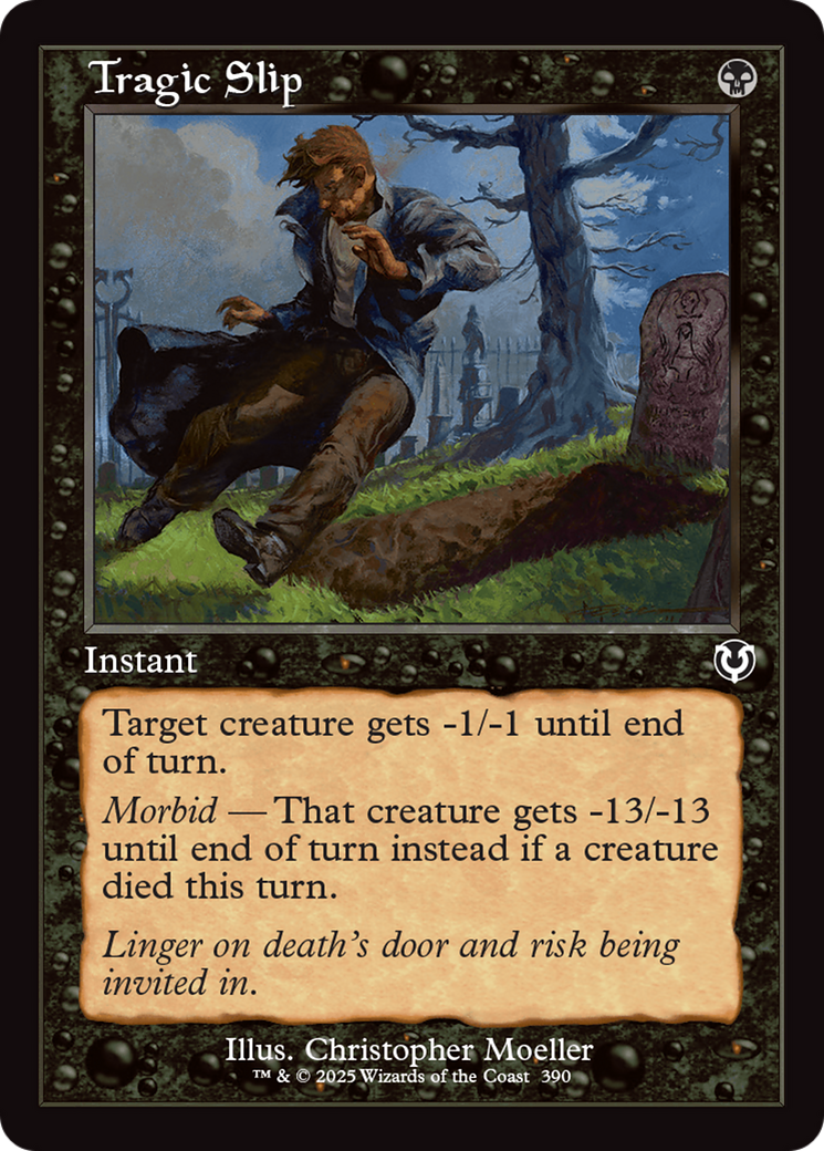 Tragic Slip (Retro Frame) [Innistrad Remastered] | Exor Games Bridgewater