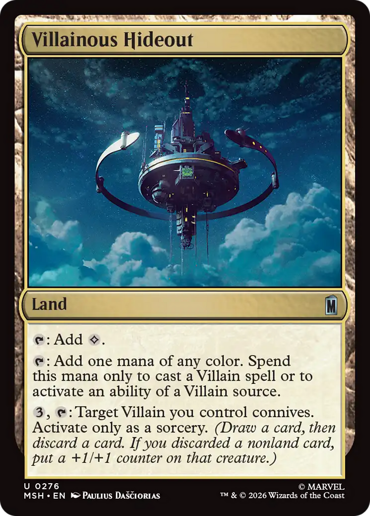 Villainous Hideout [Marvel Super Heroes] | Exor Games Bridgewater