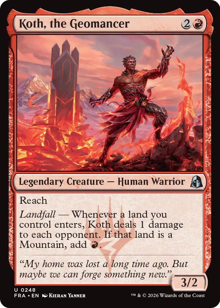Koth, the Geomancer [Reality Fracture] | Exor Games Bridgewater