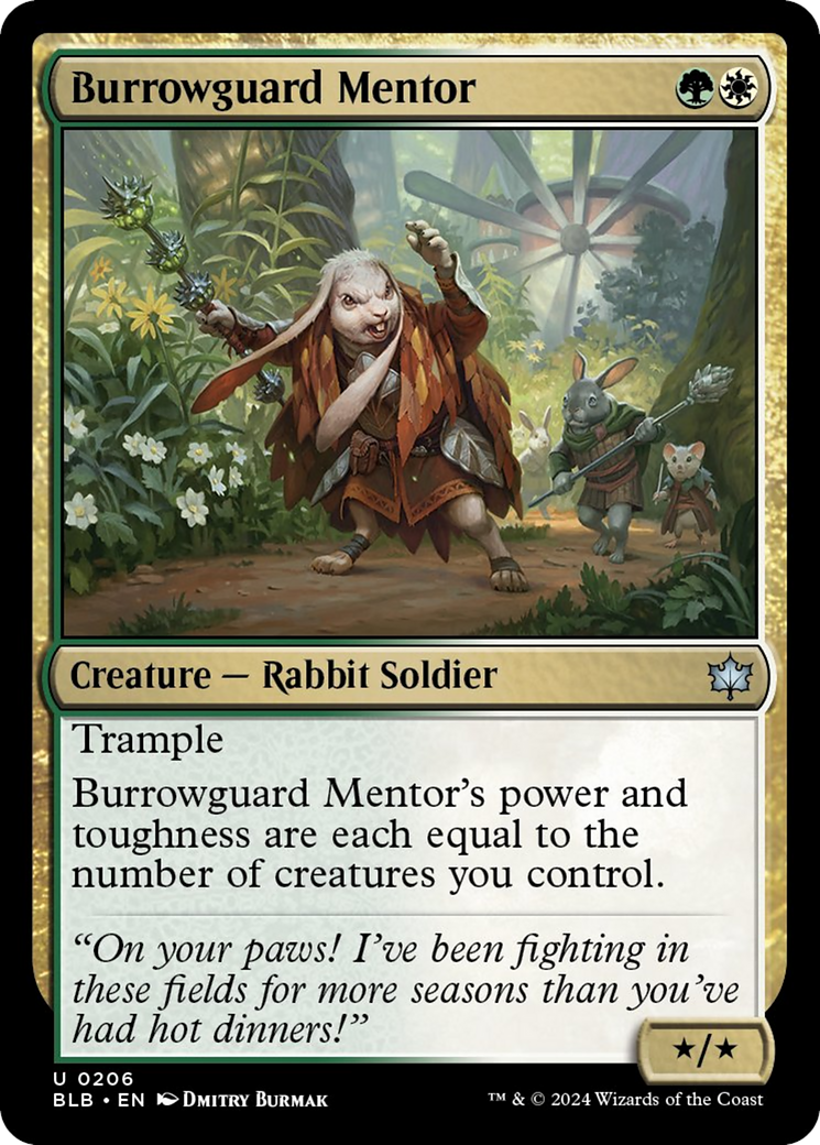 Burrowguard Mentor [Bloomburrow] | Exor Games Bridgewater