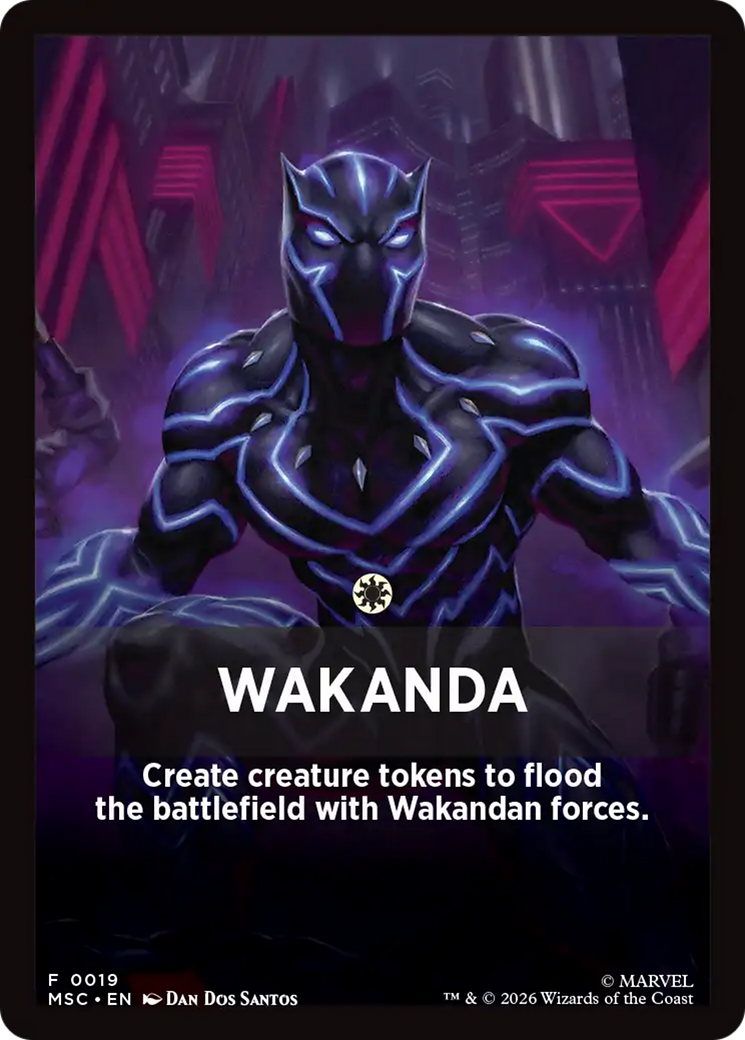 Wakanda Theme Card [Marvel Super Heroes Commander] | Exor Games Bridgewater