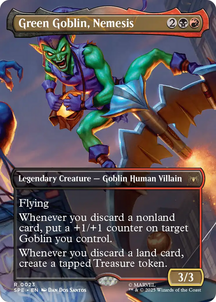 Green Goblin, Nemesis (Borderless) [Marvel's Spider-Man: Eternal-Legal] | Exor Games Bridgewater