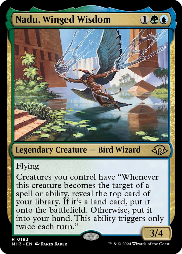 Nadu, Winged Wisdom [Modern Horizons 3] | Exor Games Bridgewater