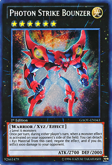 Photon Strike Bounzer [GAOV-EN043] Secret Rare | Exor Games Bridgewater