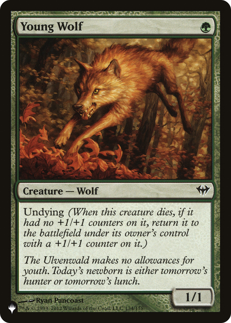 Young Wolf [The List Reprints] | Exor Games Bridgewater