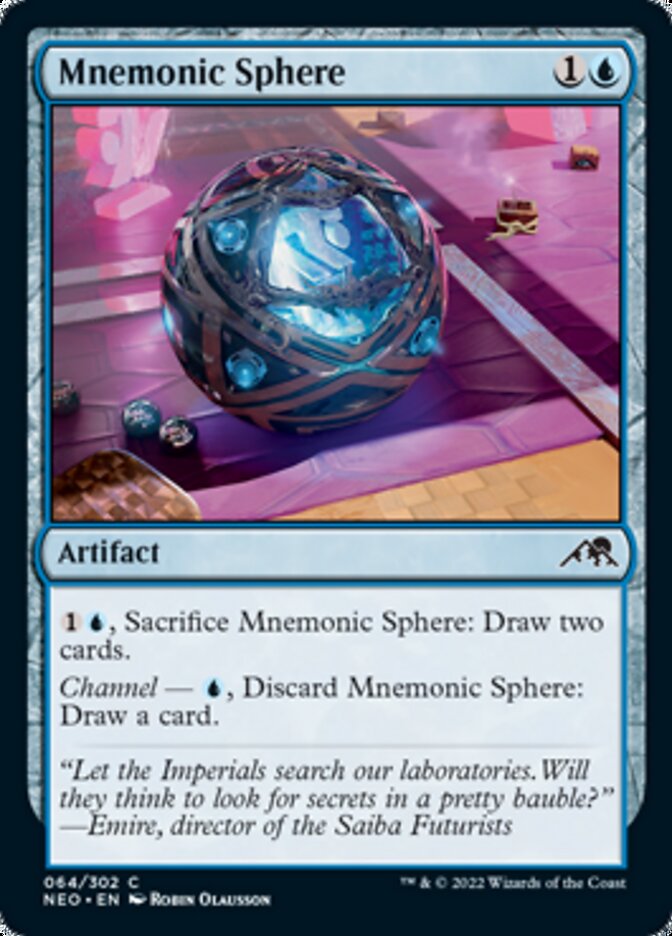 Mnemonic Sphere [Kamigawa: Neon Dynasty] | Exor Games Bridgewater