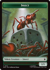 Soldier // Insect Double-Sided Token [Marvel Super Heroes Tokens] | Exor Games Bridgewater