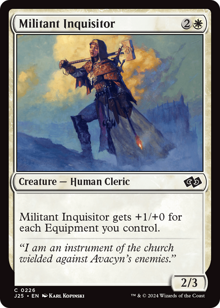 Militant Inquisitor [Foundations Jumpstart] | Exor Games Bridgewater