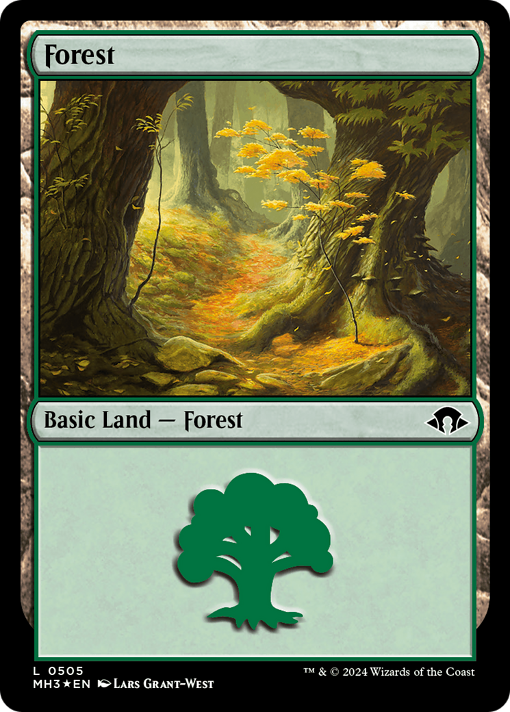 Forest (0505) (Ripple Foil) [Modern Horizons 3] | Exor Games Bridgewater