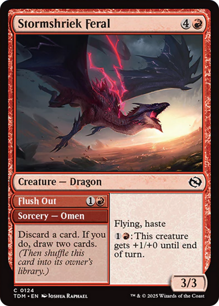 Stormshriek Feral [Tarkir: Dragonstorm] | Exor Games Bridgewater