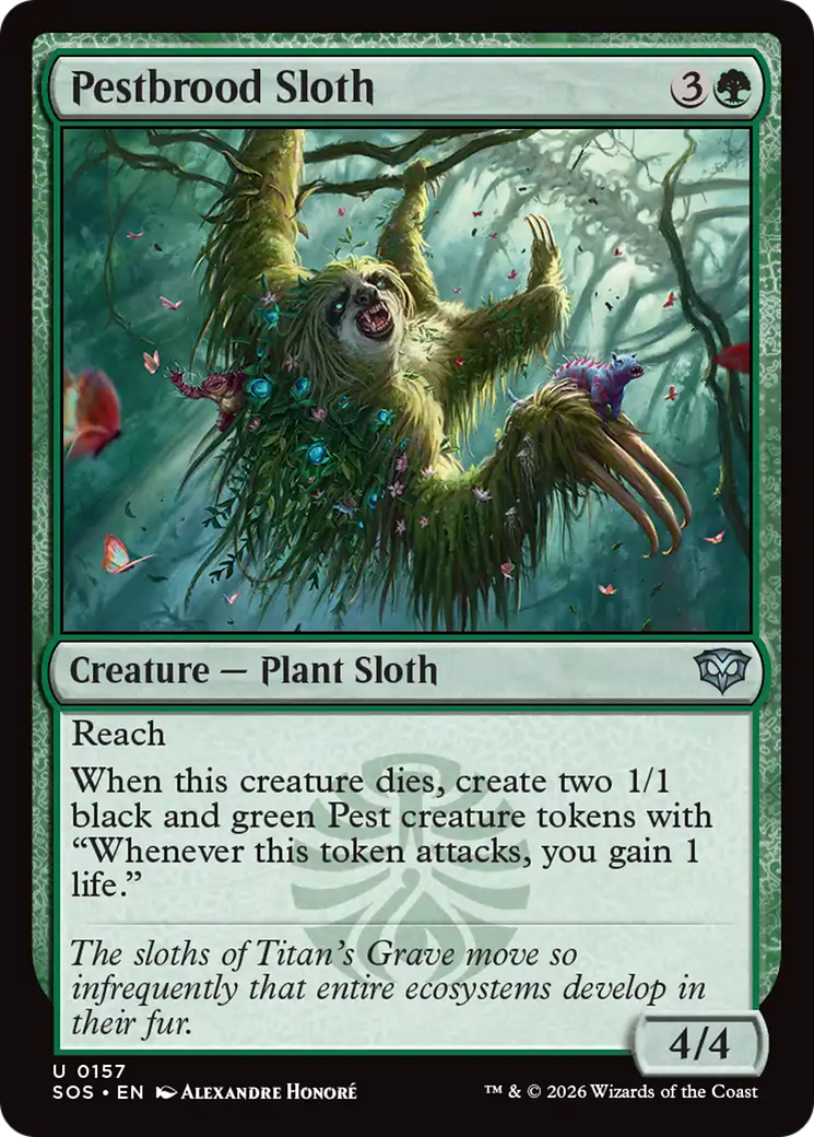 Pestbrood Sloth [Secrets of Strixhaven] | Exor Games Bridgewater