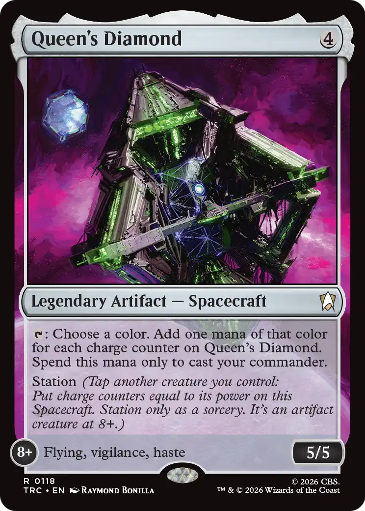 Queen's Diamond (Surge Foil) [Star Trek Commander] | Exor Games Bridgewater