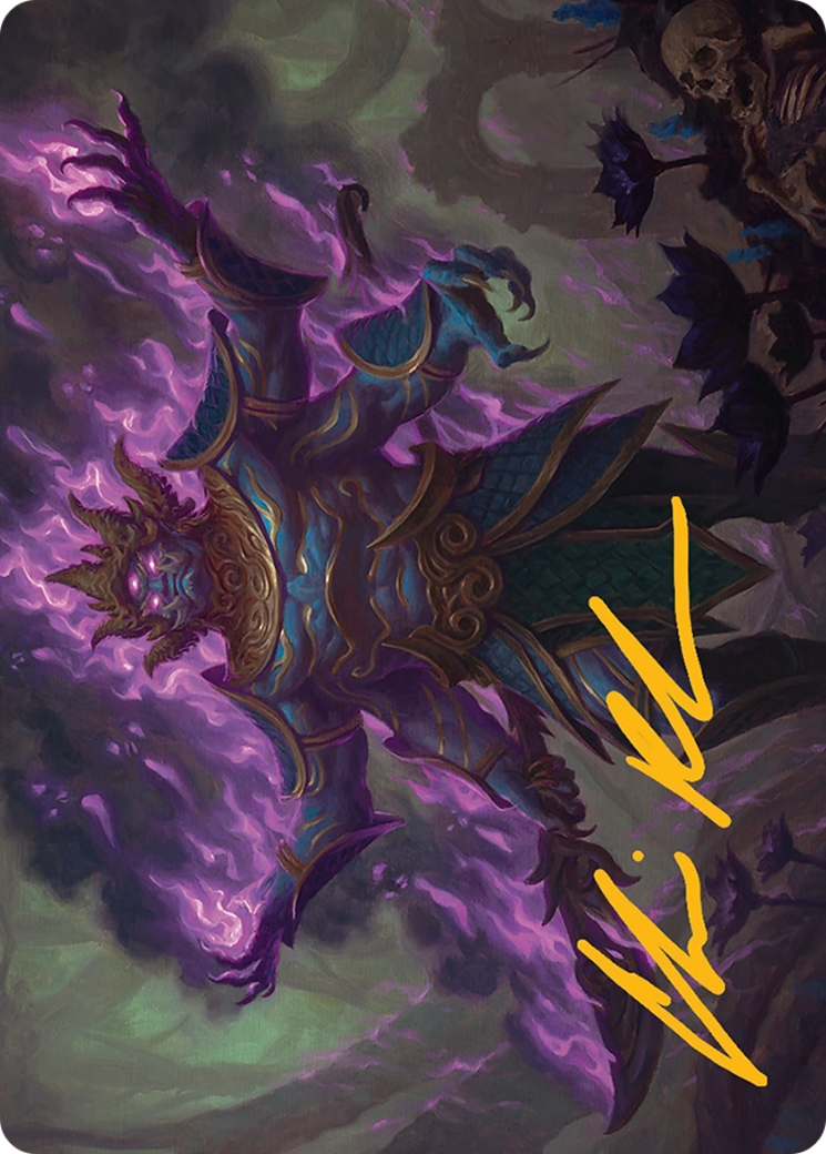 Rot-Curse Rakshasa Art Card (13/54) [Tarkir: Dragonstorm Art Series] | Exor Games Bridgewater