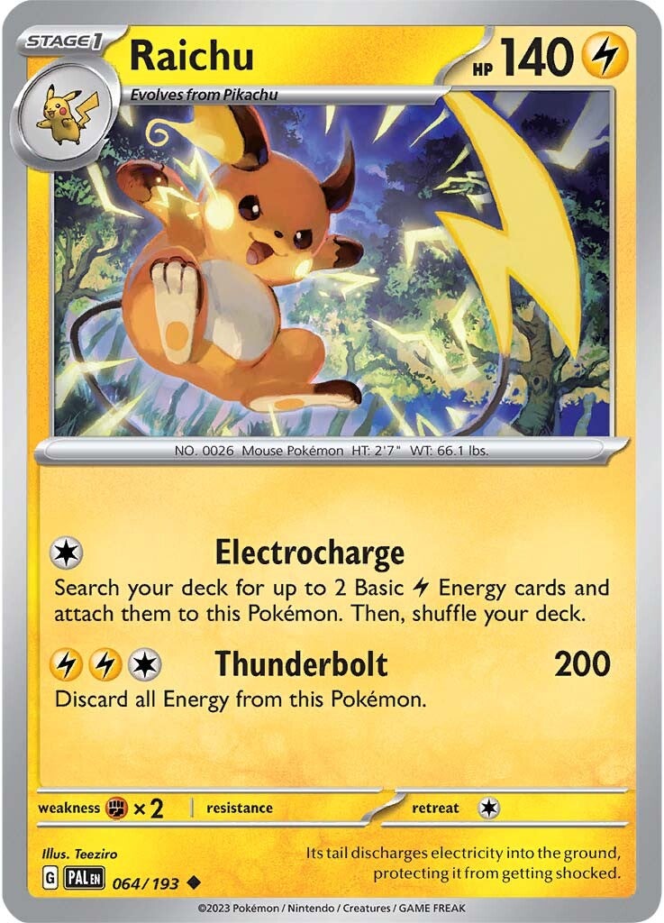 Raichu (064/193) [Scarlet & Violet: Paldea Evolved] | Exor Games Bridgewater