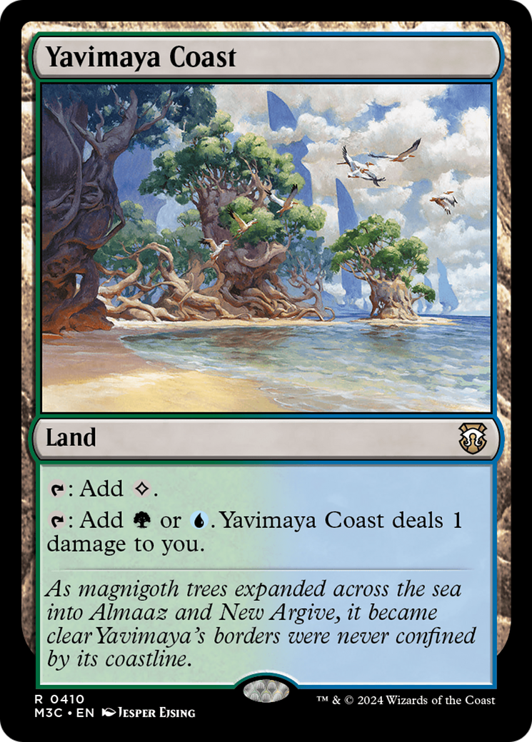 Yavimaya Coast (Ripple Foil) [Modern Horizons 3 Commander] | Exor Games Bridgewater