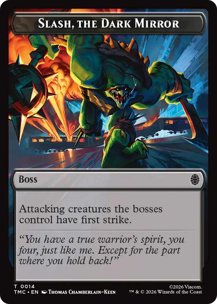 Slash, The Dark Mirror [Teenage Mutant Ninja Turtles Commander Tokens] | Exor Games Bridgewater