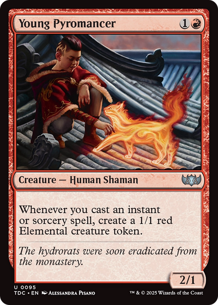 Young Pyromancer [Tarkir: Dragonstorm Commander] | Exor Games Bridgewater