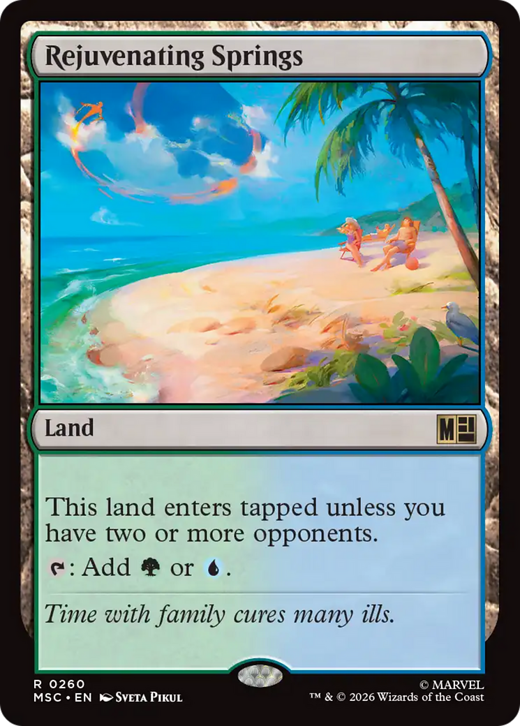 Rejuvenating Springs (Surge Foil) [Marvel Super Heroes Commander] | Exor Games Bridgewater