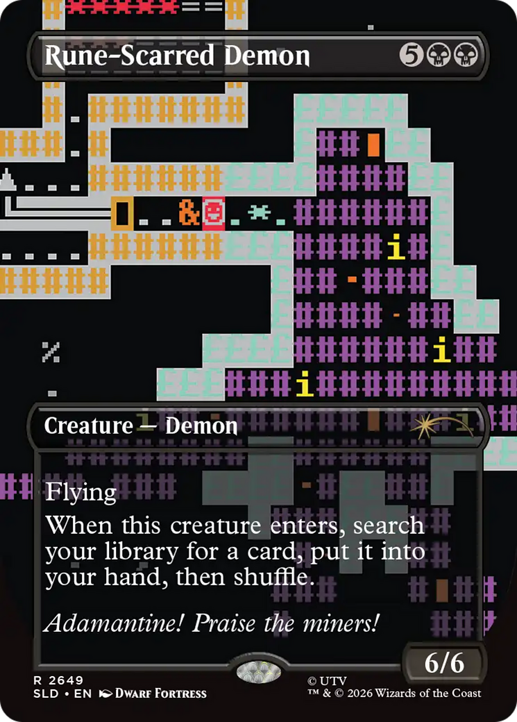 Rune-Scarred Demon [Secret Lair Drop Series] | Exor Games Bridgewater