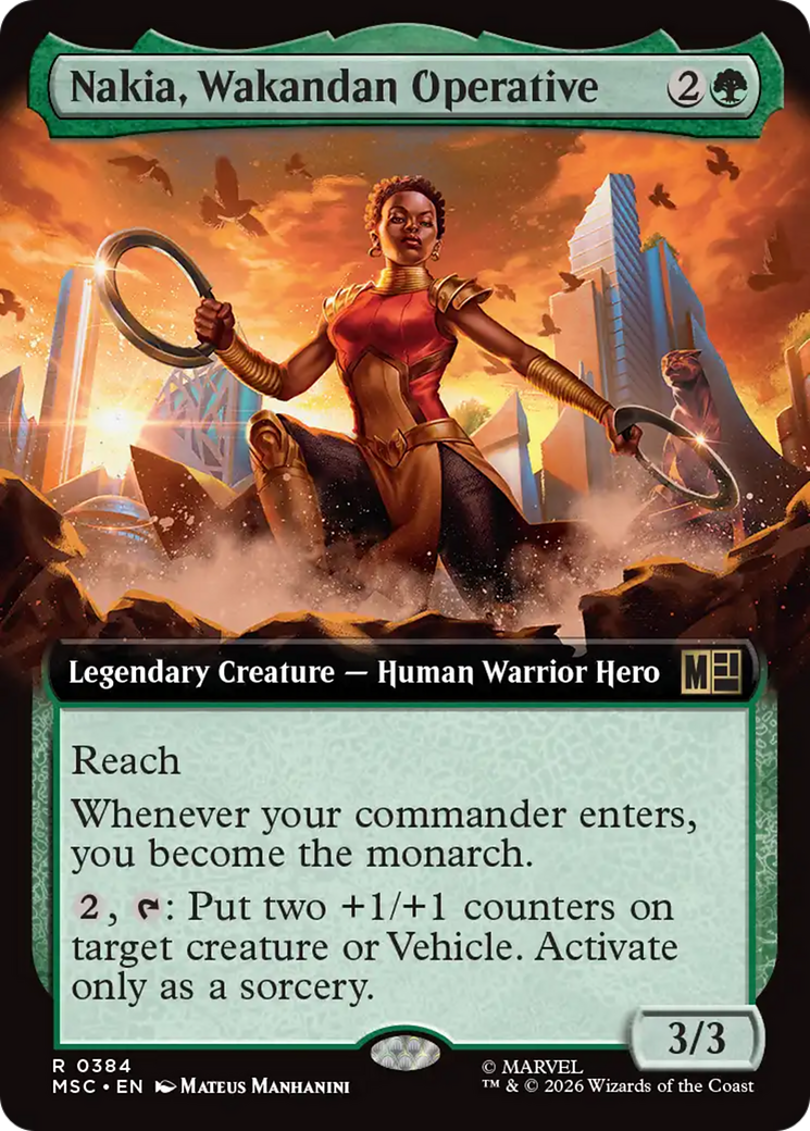 Nakia, Wakandan Operative (Extended Art) [Marvel Super Heroes Commander] | Exor Games Bridgewater