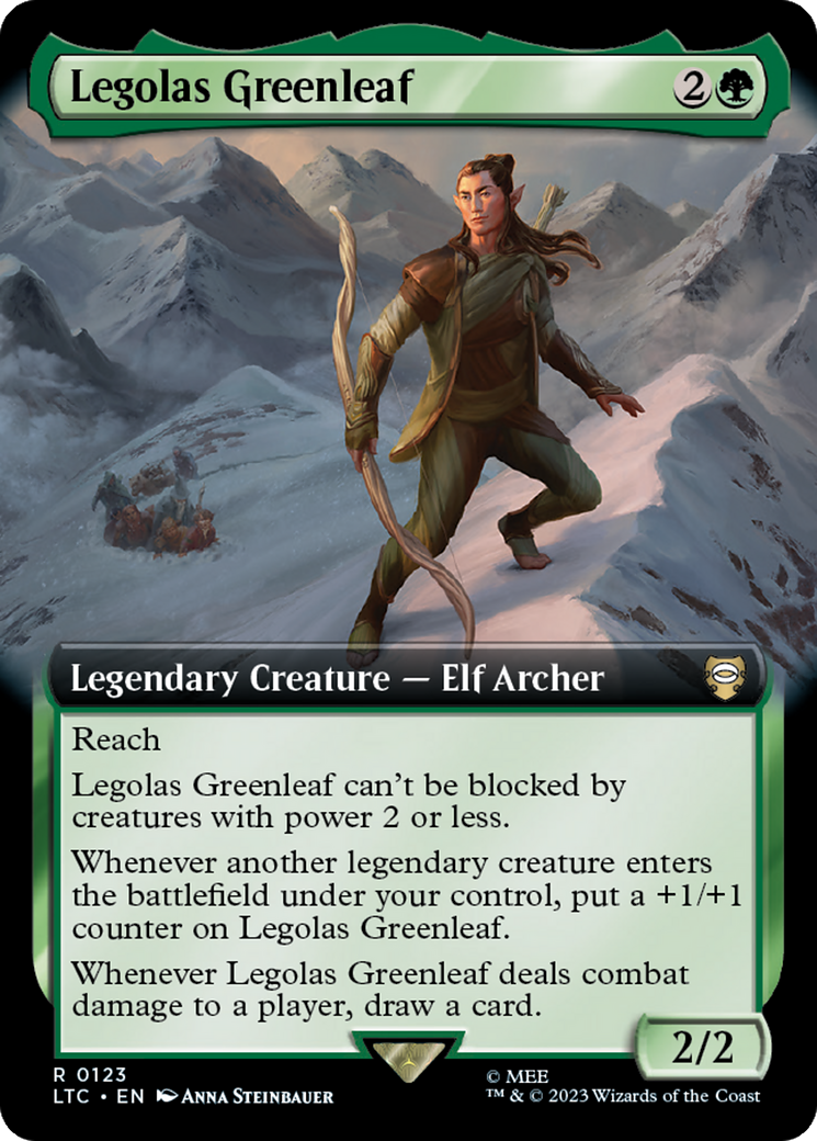 Legolas Greenleaf (Extended Art) [The Lord of the Rings: Tales of Middle-Earth Commander] | Exor Games Bridgewater