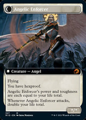 Enduring Angel // Angelic Enforcer (Extended Art) [Innistrad: Midnight Hunt] | Exor Games Bridgewater