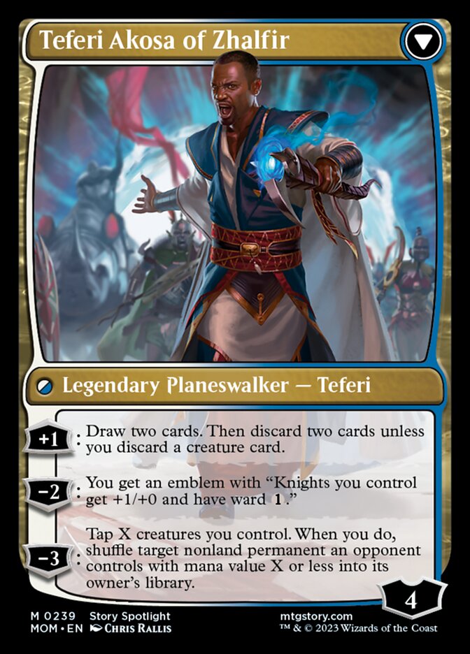 Invasion of New Phyrexia // Teferi Akosa of Zhalfir [March of the Machine] | Exor Games Bridgewater