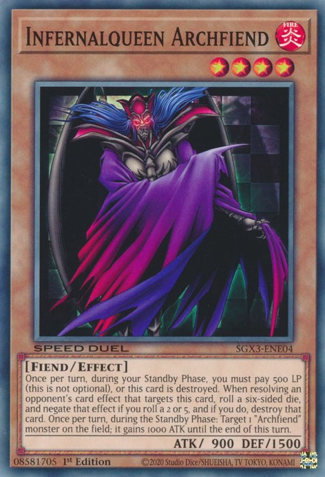 Infernalqueen Archfiend [SGX3-ENE04] Common | Exor Games Bridgewater