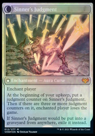 Faithbound Judge // Sinner's Judgment [Innistrad: Crimson Vow Prerelease Promos] | Exor Games Bridgewater
