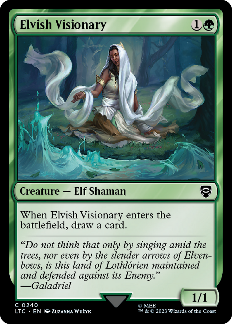 Elvish Visionary [The Lord of the Rings: Tales of Middle-Earth Commander] | Exor Games Bridgewater