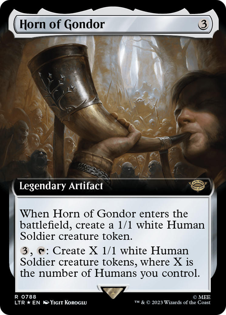 Horn of Gondor (Extended Art) (Surge Foil) [The Lord of the Rings: Tales of Middle-Earth] | Exor Games Bridgewater