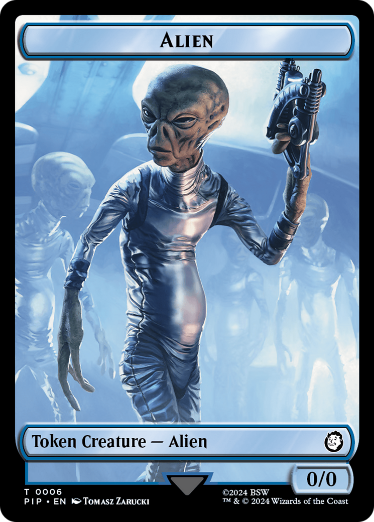 Food (0014) // Alien Double-Sided Token [Fallout Tokens] | Exor Games Bridgewater