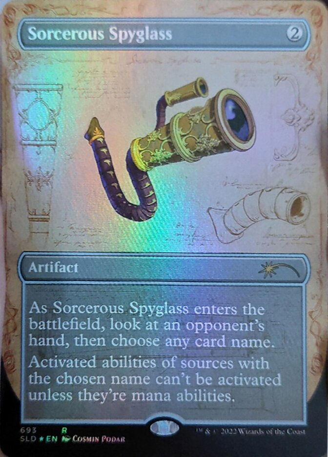 Sorcerous Spyglass (Blueprint) [Secret Lair Drop Promos] | Exor Games Bridgewater