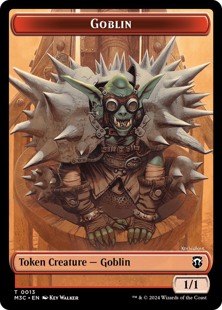 Tarmogoyf // Goblin Double-Sided Token [Modern Horizons 3 Commander Tokens] | Exor Games Bridgewater