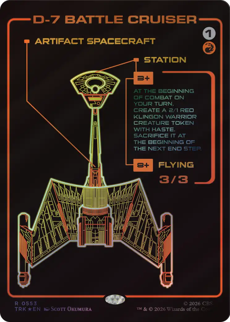 D-7 Battle Cruiser (Showcase) [Star Trek] | Exor Games Bridgewater