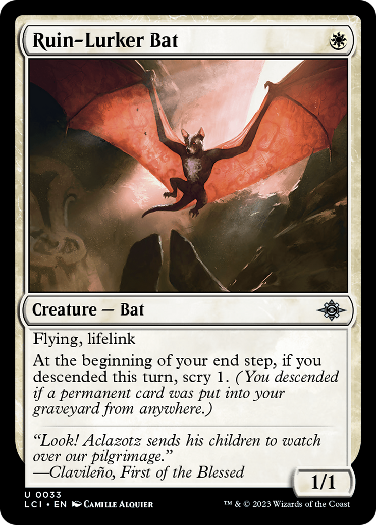 Ruin-Lurker Bat [The Lost Caverns of Ixalan] | Exor Games Bridgewater